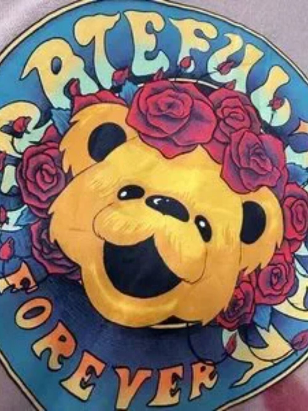 Grateful Dead Forever Tie Dye Bear Crewneck - Picture 3 of 8